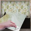 10pcs Gold Marble Tiles Sticker Kitchen Wardrobe Bathroom Home Decor Wall Sticker Self-adhesive Crystal Hard Film Art Wall Decals
