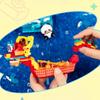 Китайский Драконий Катер Строительные Блоки Q Версия Модель Панды Коллекция Мультяшных Животных Украшения Подарок на День Рождения Детские Игрушки
