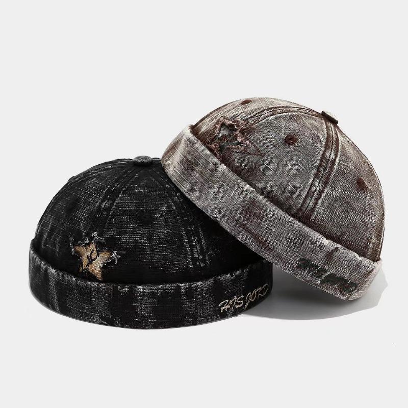 1pc Fashionable Brim Hat,Street Casual Landlord Hat,Simple Hip-Hop Melon Rind Hat,Comfortable and Versatile Hat for Daily Wear