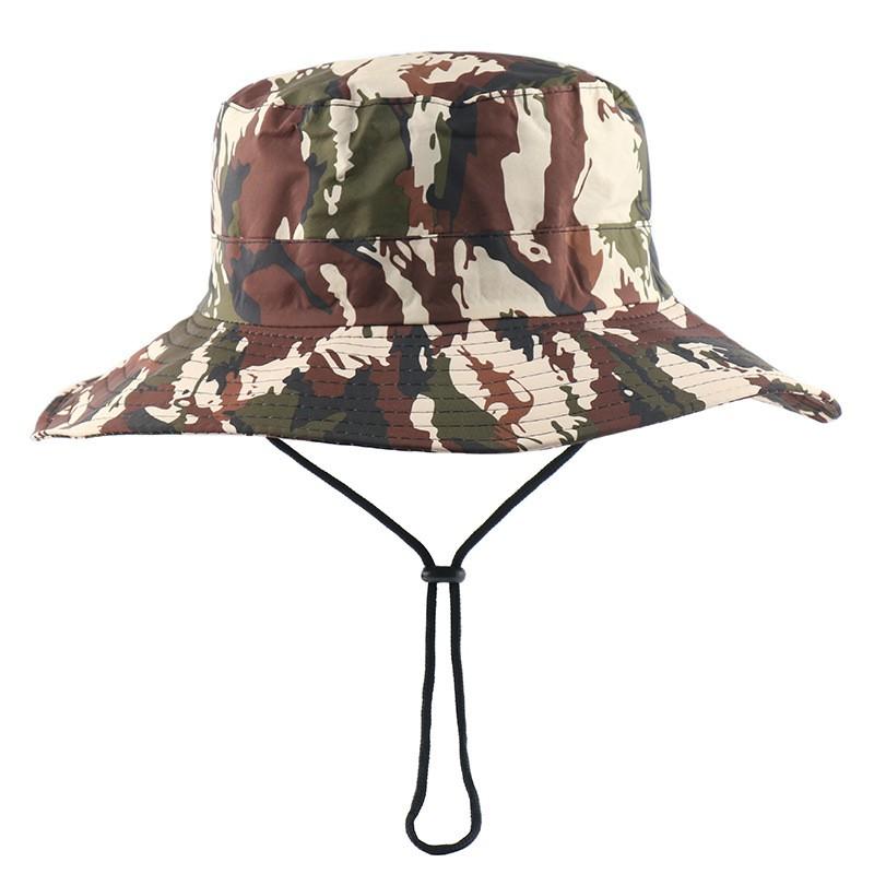 Mens Wide Brim Sun Hat Hiking Fishing Camping Outdoor Travel Breathable UV Protection Cap