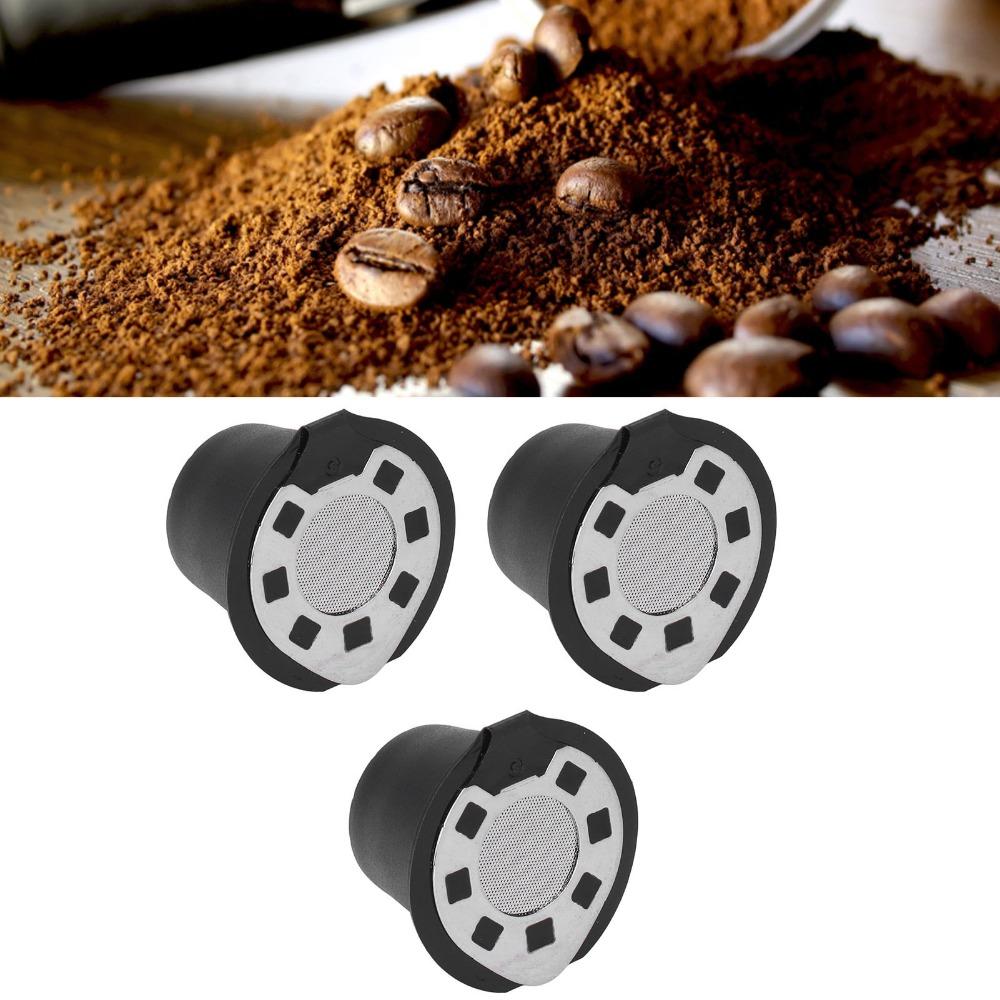 Chrome Plated Stainless Steel Coffee Filter Refillable Coffee Pods Coffee Machine Use