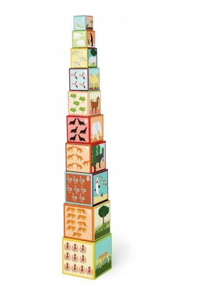 Educational quiz game 2 in 1: Pyramid Tower