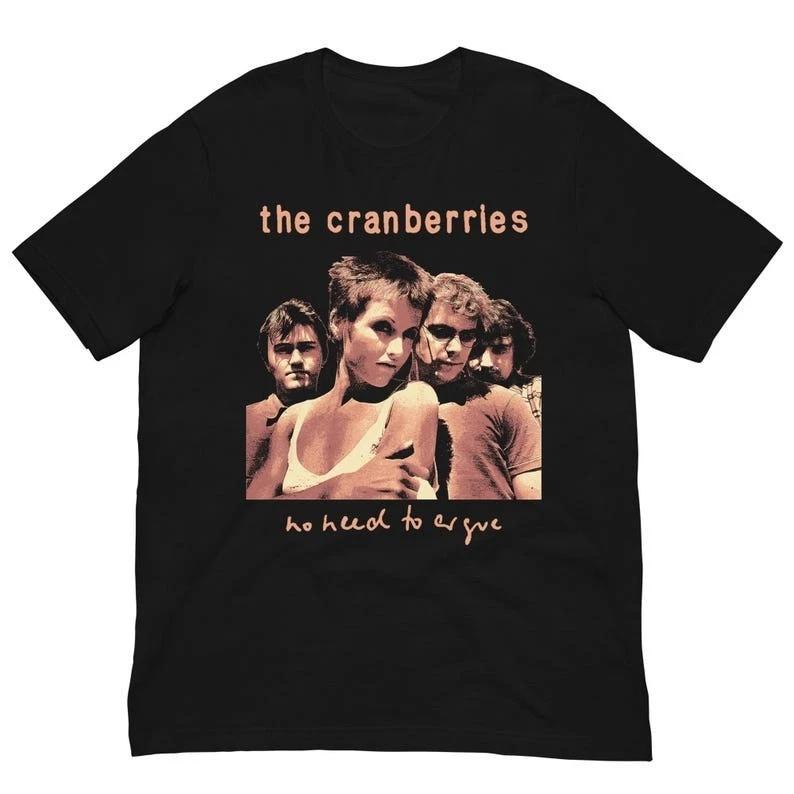 The Cranberries Винтаж 90-е Унисекс 100% Хлопок Футболка Мужские Футболки Топ