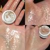 3 Colors Diamond Eyeshadow Palette Potato Texture Pearlescent Glitter Monochrome Highlighter Brighten Shiny Eyes Makeup Cosmetic