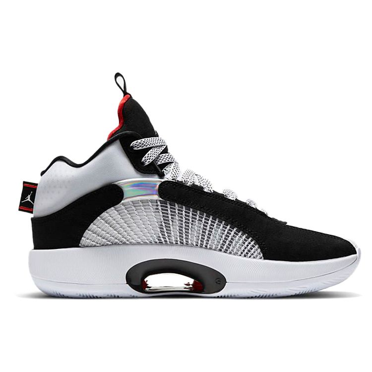 Кроссовки унисекс Air Jordan 35 PF DNA черно-белые чили-красные CQ4228-001