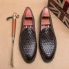 New Men's Dress Leather Shoes Fashion Casual Loafers Plus Size 38-46