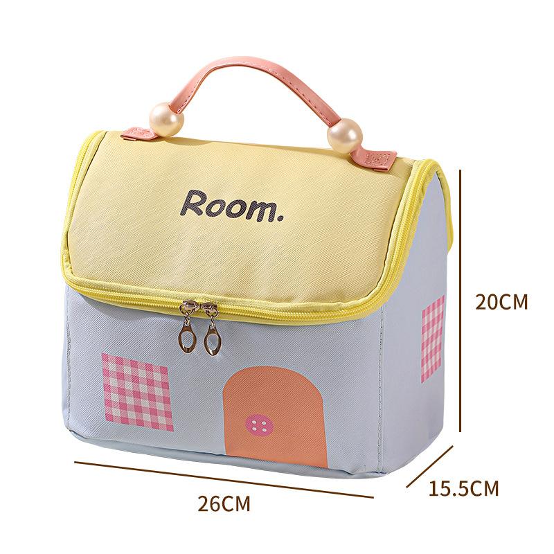 Cartoon Women Makeup Bag Girls Cosmetics Storage Bags Large Capacity Wash Toiletry Bag Portable Travel Storing Organizer Pouch
