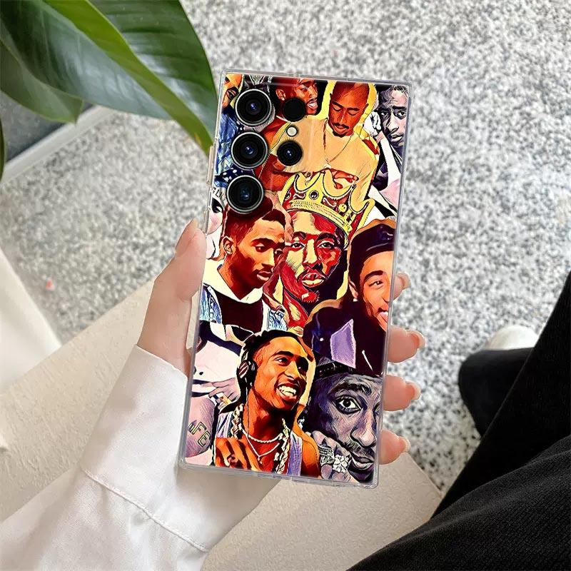 2 Pac Tupac Tupad Jada Рэпер Прозрачный Чехол Для Samsung Galaxy S26 S25 S24 S23 Ultra S20 S21 FE S22 Plus S26 Ultra Мягкая Крышка Телефона