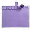 Silicone Mat For Painting Silicone Sheet With Palette Reusable Graffiti Craft Mat With Cup Washable Drawing Board For Kids DIY