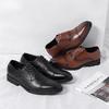 Четыре Сезона Новая Мужская Кожаная Обувь Деловая Платье Мужская Кожаная Обувь Британская Повседневная Свадебная Обувь Мужская