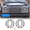 Для Land Rover Defender 110 2004-2019 Автомобильные Фары Теневой Колпак Линза Фары Защитная Сетка Решетка Защитная Отделка YU1