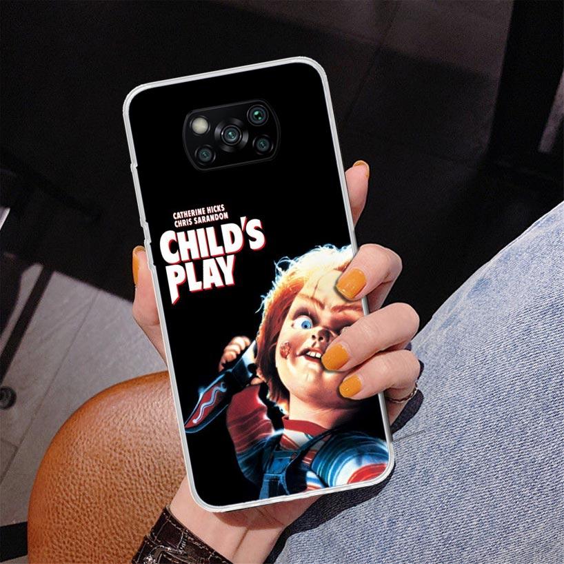 Chucky Child's Play Phone Case For Xiaomi Poco X7 X6 X5 Pro F7 Ultra Redmi 15C 15 13C 13 12C 12 10 10A 10C 9 9A 9C 9T Cover Poco