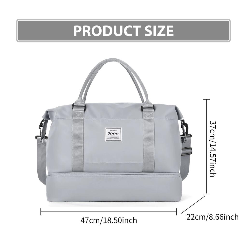 Дорожная сумка с отделением для обуви, спортивные сумки, сумка для отдыха на плечо для женщин, сумка для багажа на плечо