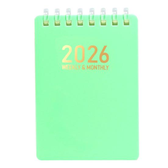 Ежедневник 2026 года формата А7 карманного размера, блокнот на спирали, для юристов, медсестер, для эскизов, органайзер задач для работы, учебы, планирования