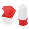16A 5Pin Industrial Plug Surface Mount Socket 3 Phase IP44 Waterproof 220380V 240415V 3P+N+E
