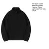 Men Outdoor Fleece Jacket Windbreaker Liner with Zip Thick Double-sided Long Sleeve Jacket Warm Solid Color Fall Winter Outwear for Sports Office