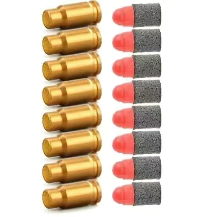 80 Мягких Пуль И 24 Гильзы Для Игрушечных Пистолетов Glock, Пистолет Desert Eagle Colt 1911, Патроны из Пенопласта