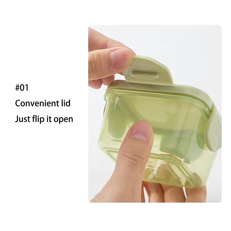 Мини-холодильник, четкий пластиковый футляр для хранения детского питания, герметичный кухонный контейнер для микроволновой печи