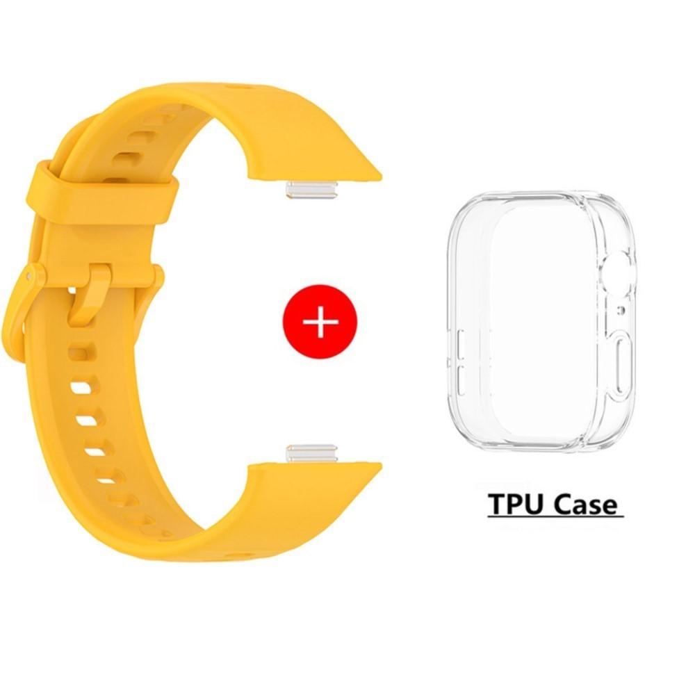 Sport Silicone Band+Case For Huawei Watch Fit 3 Strap Smartwatch Accessories Replacement Correas Bracelet for Huawei Watch fit3