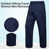 Удобные дождевые брюки с эластичной резинкой на талии, надежные велосипедные брюки с глубоким промежностью