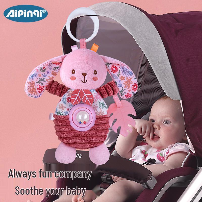 Aipinqi Плюшевая подвесная игрушка для кроватки, нежно-розового цвета