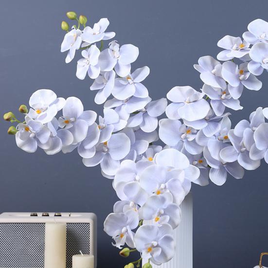 Искусственные стебли орхидеи «Мотылёк» Искусственные цветы фаленопсис Неприхотливые в уходе Искусственные цветы