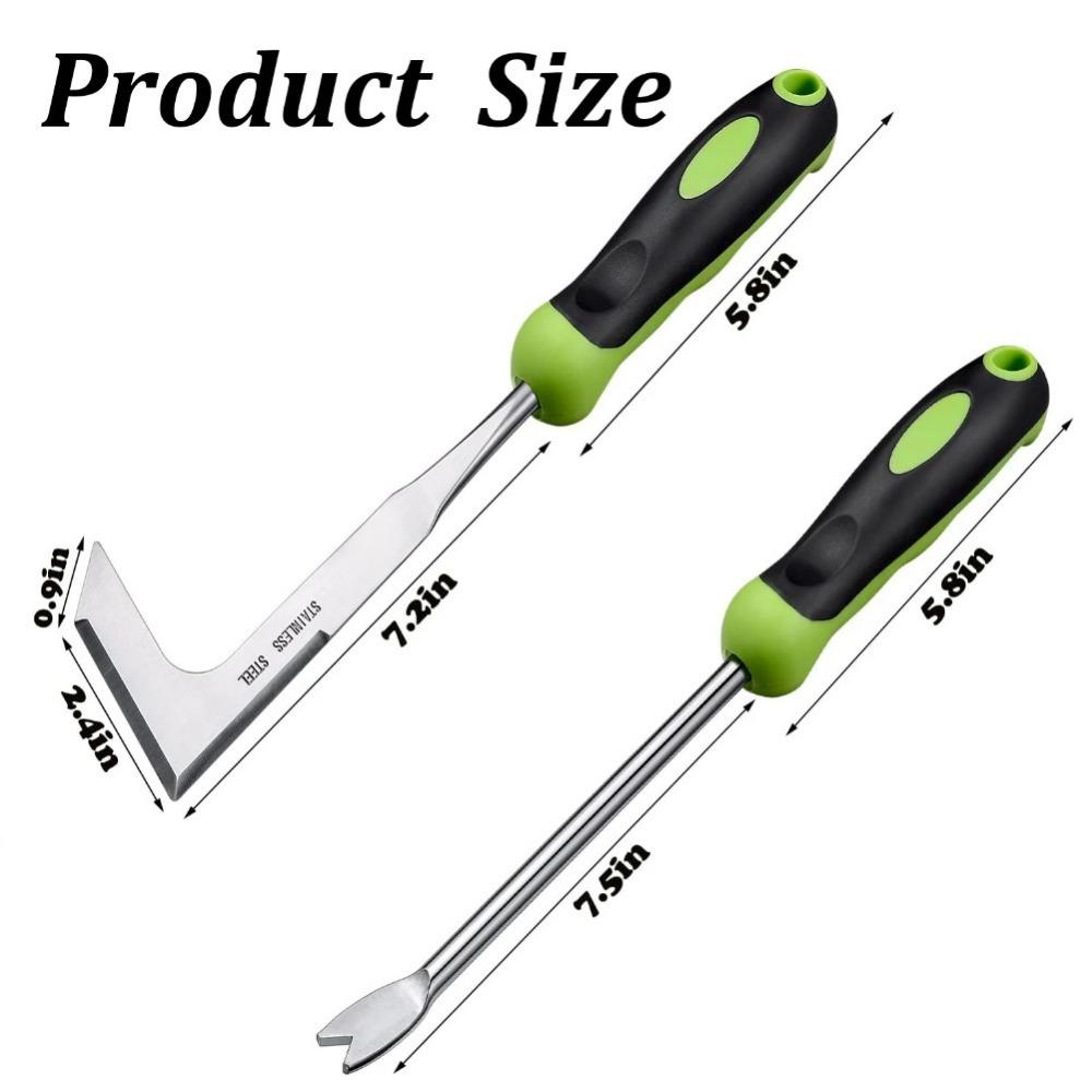 L-Shaped Crack Weeding  Garden Manual Weeding Tool Stainless Steel Weeding Device Ripper Rooter Gardening Tools