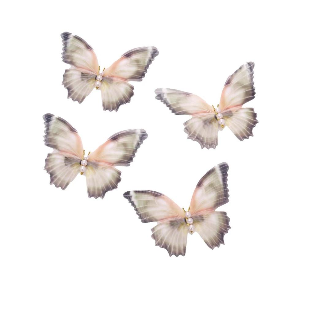 Retro Super Fairy Butterfly Hairpin Female Side Broken Hair Mori Fairy Beauty Hairpin Clip Headgear Hair Accessories Temperament Advanced Sense