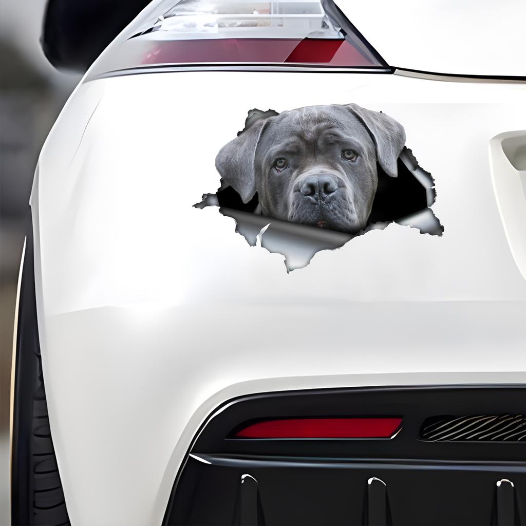 Серые наклейки Cane Corso для автомобиля, блокирующие царапины, самоклеящиеся водонепроницаемые наклейки, используемые для автомобиля, ноутбука, мотоцикла, фургона, автофургона