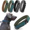 No Pull Pets Collar for Medium Large Dogs Elastic Webbing Dog Safety Buckle Chain  Training