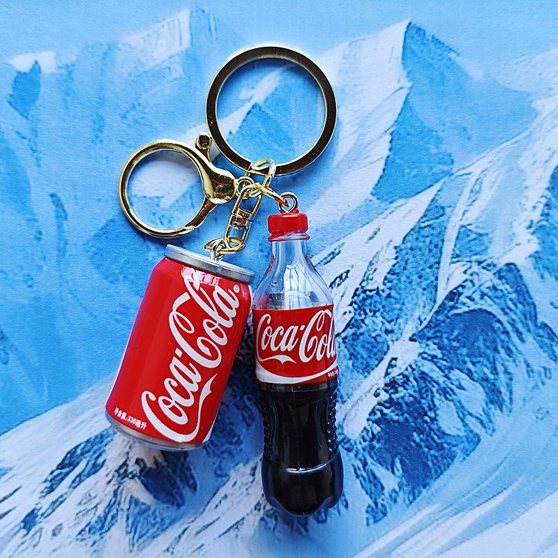 Брелок Coca-Cola Sprite Fanta: Межгосударственный кулон-крышка от бутылки для сумок или автомобилей, Уникальный подарок для пары.