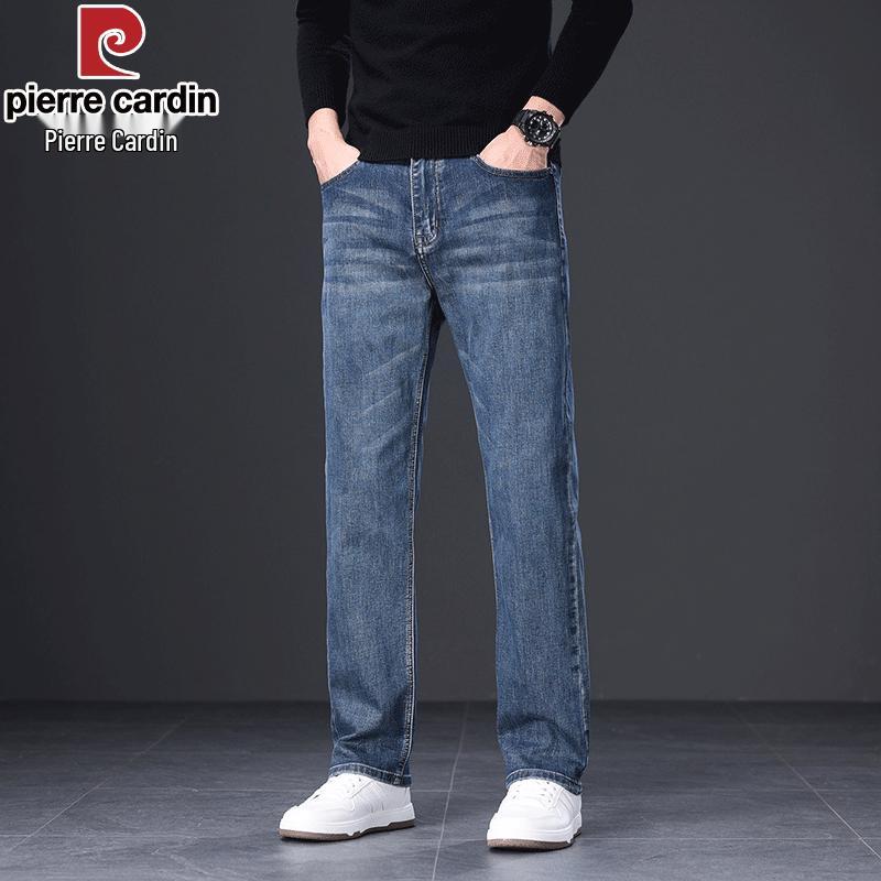 Pierre Cardin Men's Loose-Fit Straight-Leg Fall/Winter Jeans