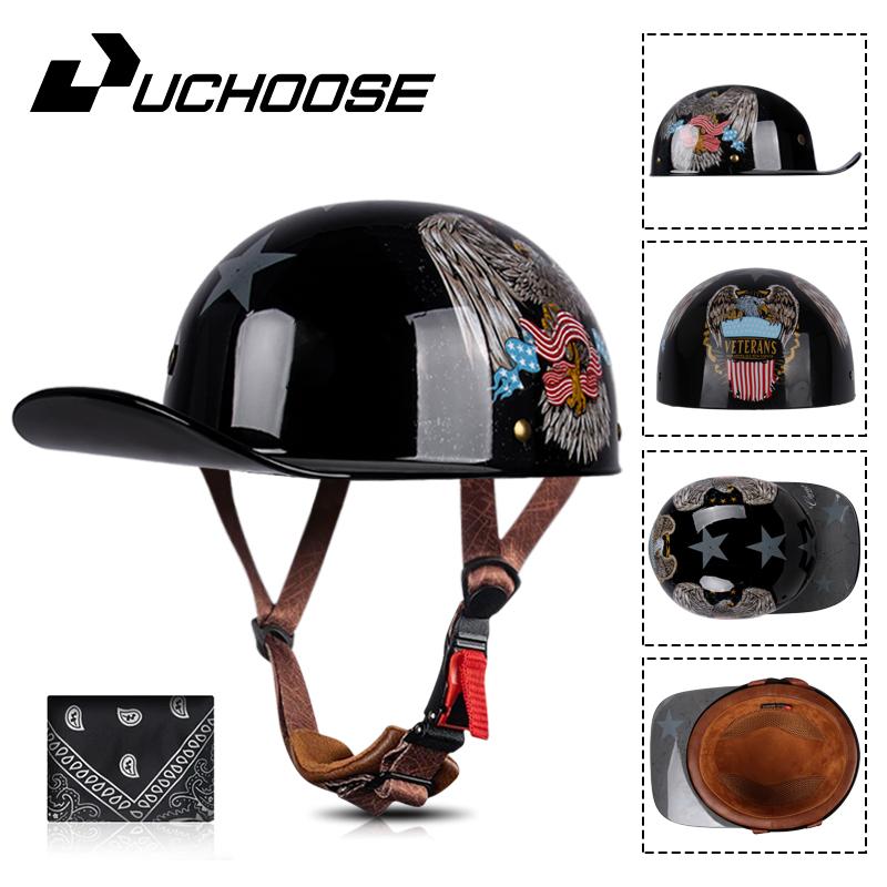 2024 Open Face Adult Summer Retro Bicycles Vintage Half Helmet Baseball Cap Helmets Children Riding Motocross Men Women Kid