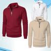 Мужские новые повседневные толстовки с высоким воротником на молнии, теплые однотонные молодежные спортивные толстовки с капюшоном, топ Yasheng