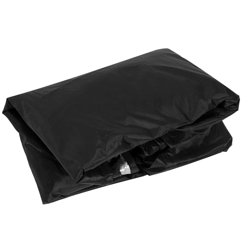 210D Black Cart Cover Waterproof Rainproof Dustproof Cover for Golf Cart Home Supplies