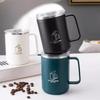 304 Stainless Steel Double-Wall Mug Tumbler Insulated Anti Scalding Drinking Cup With Handle Portable Reusable Drinkwar