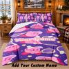 Kirby Custom Name 3Pcs Bedding Set 1 Bed Sheet 2 Pillowcases Bedroom Home Decor