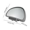 HD Стеклянное Боковое Зеркало Автомобиля Вращающееся на 360 Градусов Зеркало Заднего Вида Зеркало Слепой Зоны Профессиональный Парковочный Аксессуар Безопасности Заднего Вида