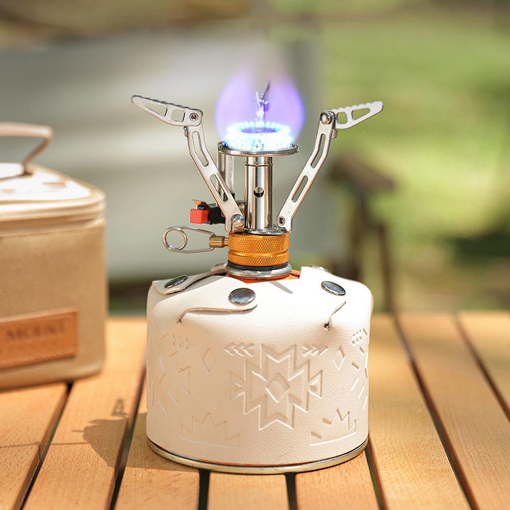 Наружные электронные печи с зажиганием, портативные аксессуары для приготовления пищи, складная газовая плита, регулируемая
