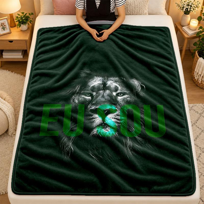 Flannel BlanketSporting Cp Warm Soft Throw Blanket for Indoor Sofa Bed Living Room Use