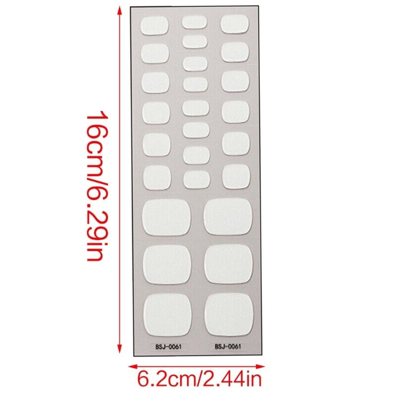 Гелевые полоски для ногтей, полуотвержденные гель-наклейки для ногтей с полным покрытием, маникюрные наклейки
