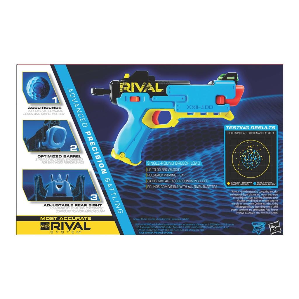 Hasbro Nerf Rival RIVAL Fate Adjustable Nerf Rival Series Exclusive Accuball Bleach Toys for Ages F3955 Genuine Product (HASBRO) XXII-100 Blaster,