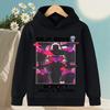 KPop Demon Hunter Saja Boys Cartoon Girls Boy Hooded Sweatshirt Warm Children's Korean Wave Fashion Casual Tops Casual Clothing