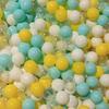 100 шт. детские игрушечные шарики без запаха, эластичные, безопасные, утолщенные, большого размера, для познания цвета, многоцветные, макаронные, цветные, шарики для бассейна, игрушка для бассейна