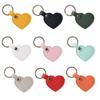 Модный Брелок в Форме Сердца Держатель для Ключей Автомобиля Цветной Подвеска Классический Кожаный Брелок-Сердце Детский