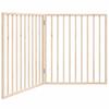 vidaXL Hundegitter Faltbar 2 Paneele 160 cm Pappelholz