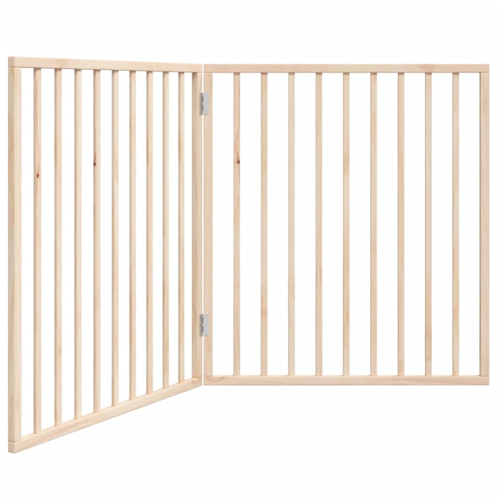 vidaXL Hundegitter Faltbar 2 Paneele 160 cm Pappelholz
