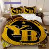 Боруссия Дортмунд Логотип Узор Комплект Постельного Белья Одеяло Пододеяльник Наволочка Домашний Декор Подарок на День Рождения (1 пододеяльник + 2 наволочки, без наполнителя)