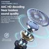 Bluetooth 5.4 Wireless Earphones LED Display Bluetooth Headset HD Screen Sports Headset  Gaming