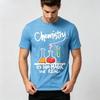 2026 New Unisex Pure Cotton Tee Funny Chemistry Lab Glassware Slogan Print Streetwear Science Teacher Summer Loose Fit Tshirt